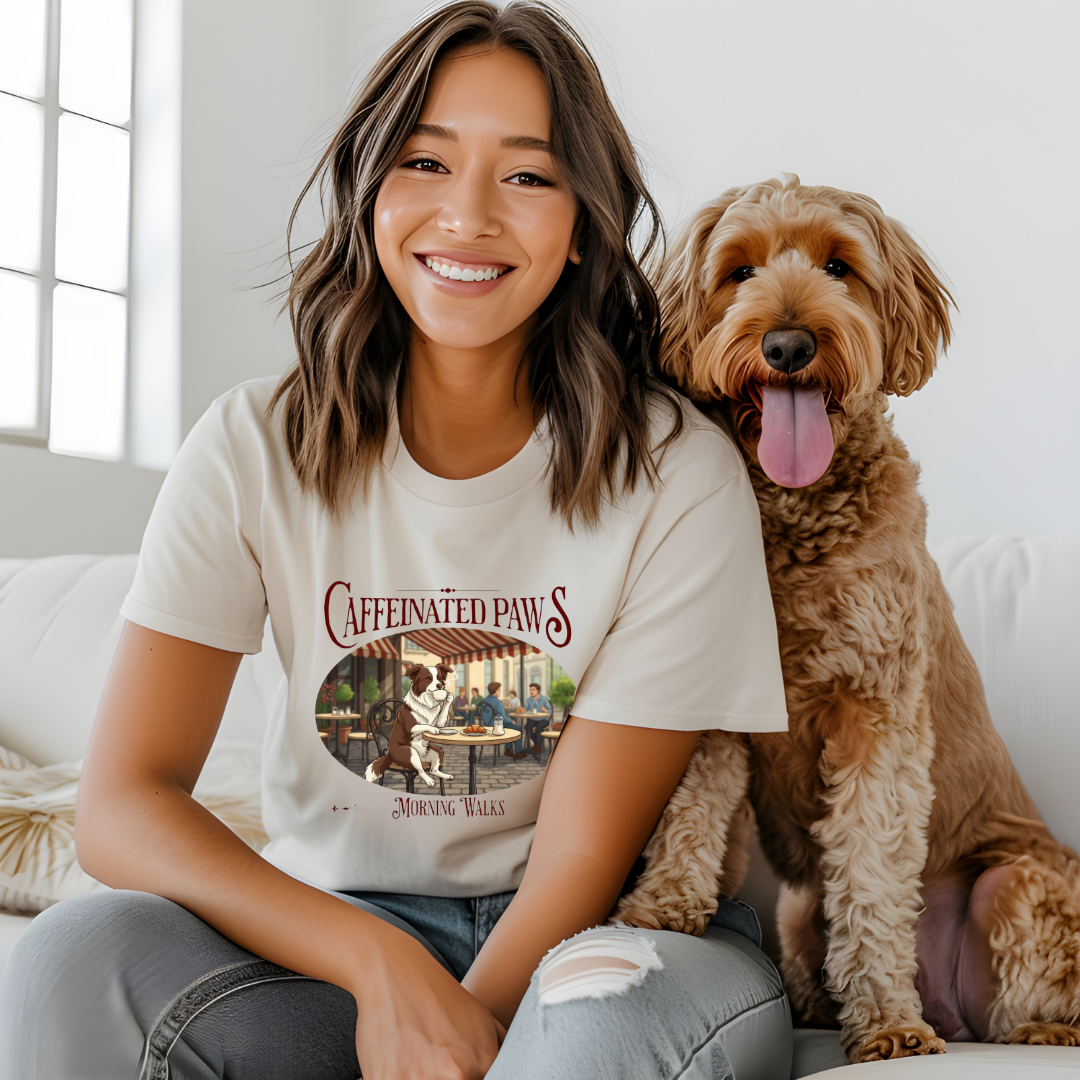 Caffeinated Paws - Graphic Tee