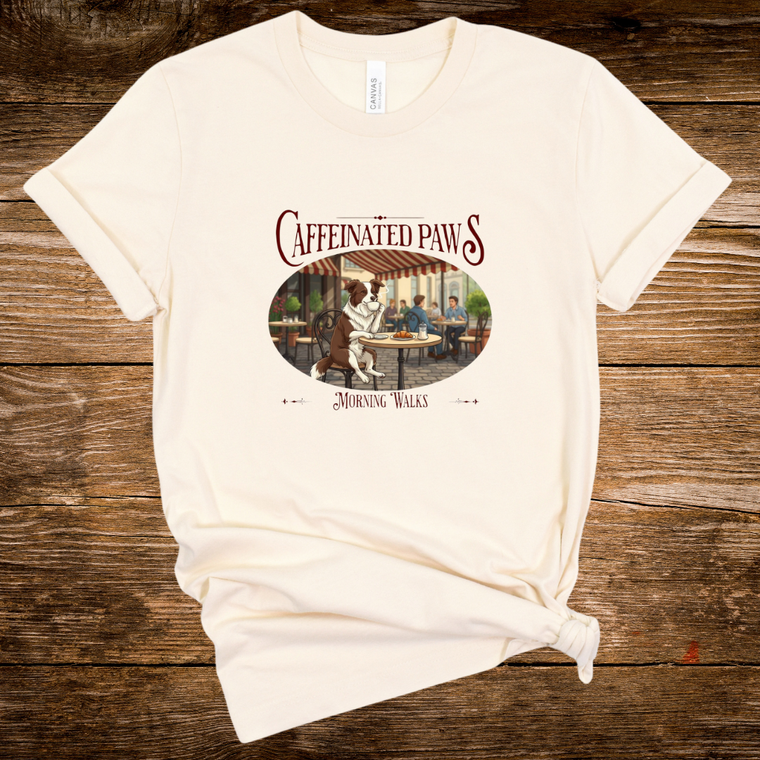 Caffeinated Paws - Graphic Tee