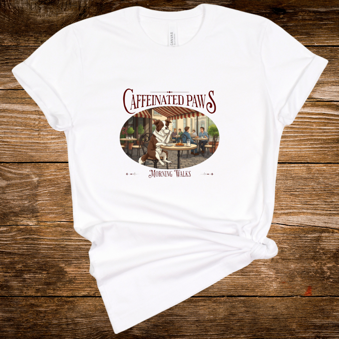 Caffeinated Paws - Graphic Tee
