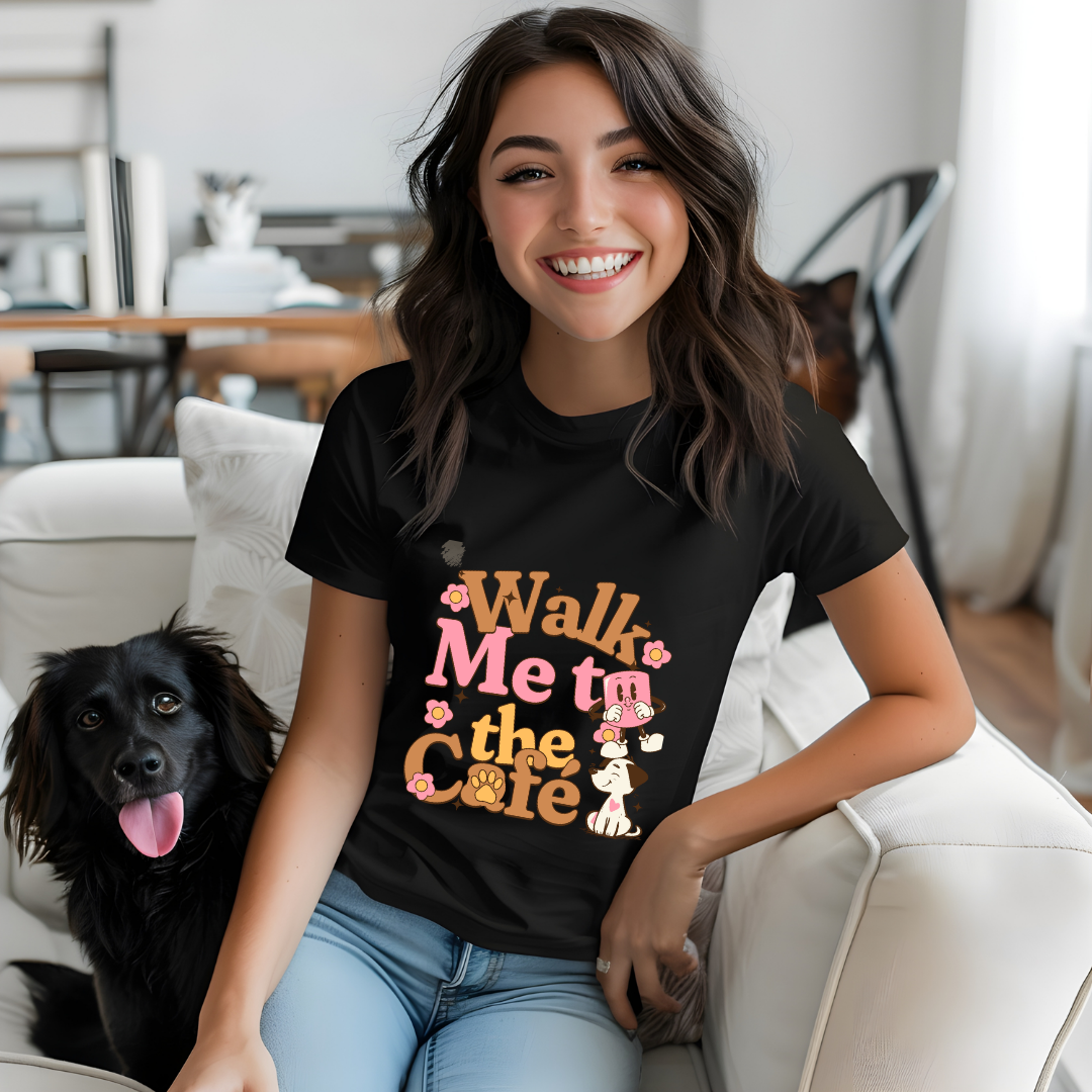 Walk Me to the Cafe - Graphic Tee