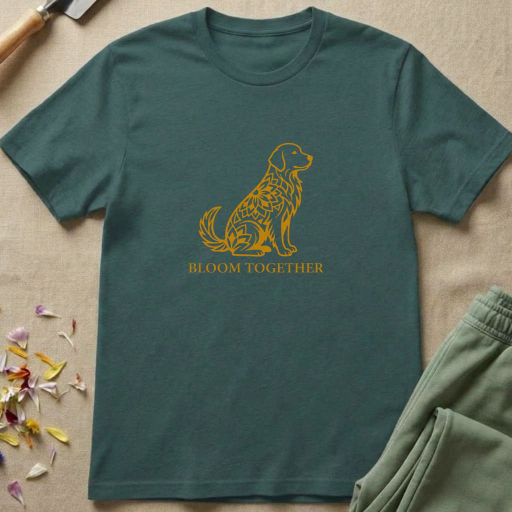 Rooted & Restored Golden Retriever T-Shirt