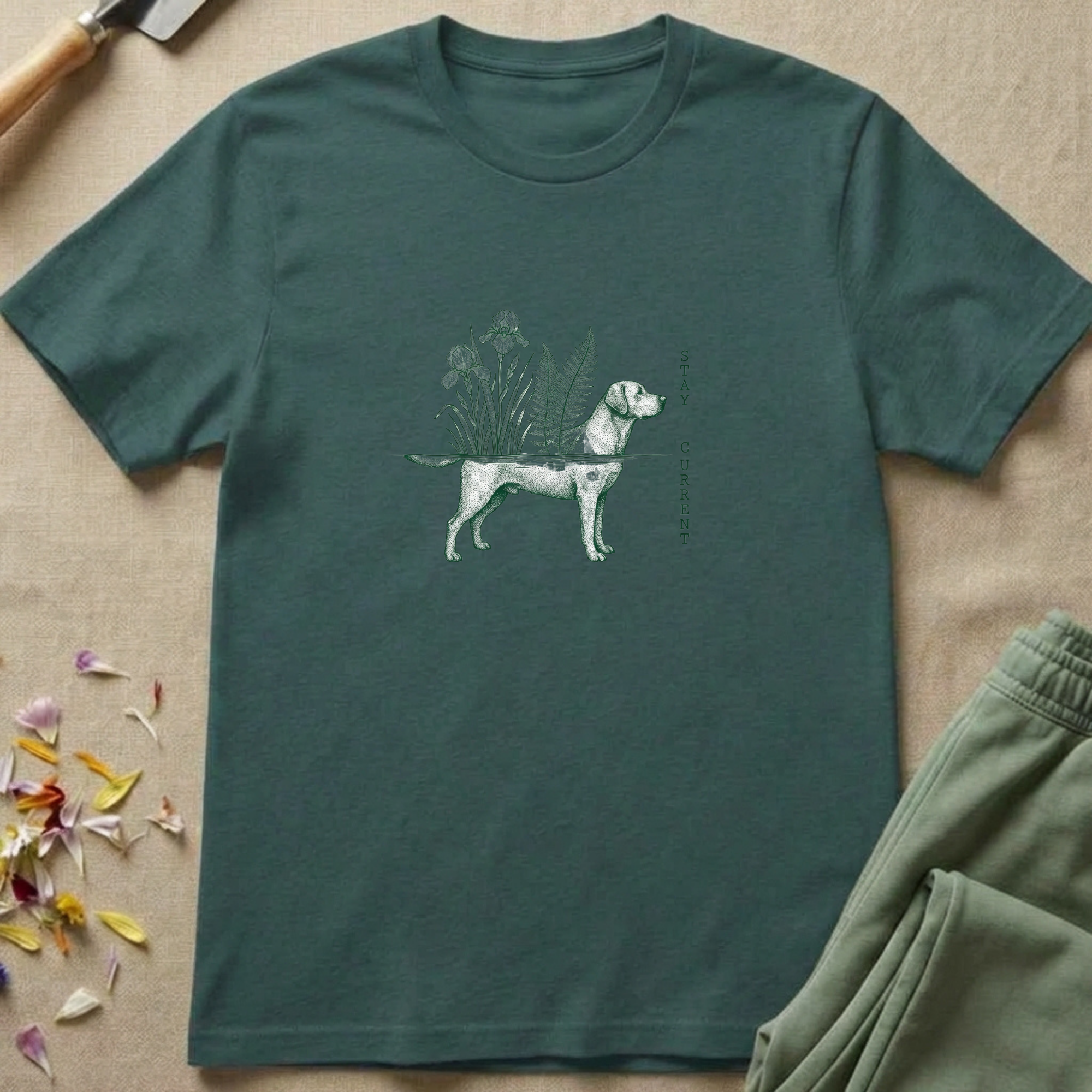 Heirloom Herbarium Labrador Retriever T-Shirt