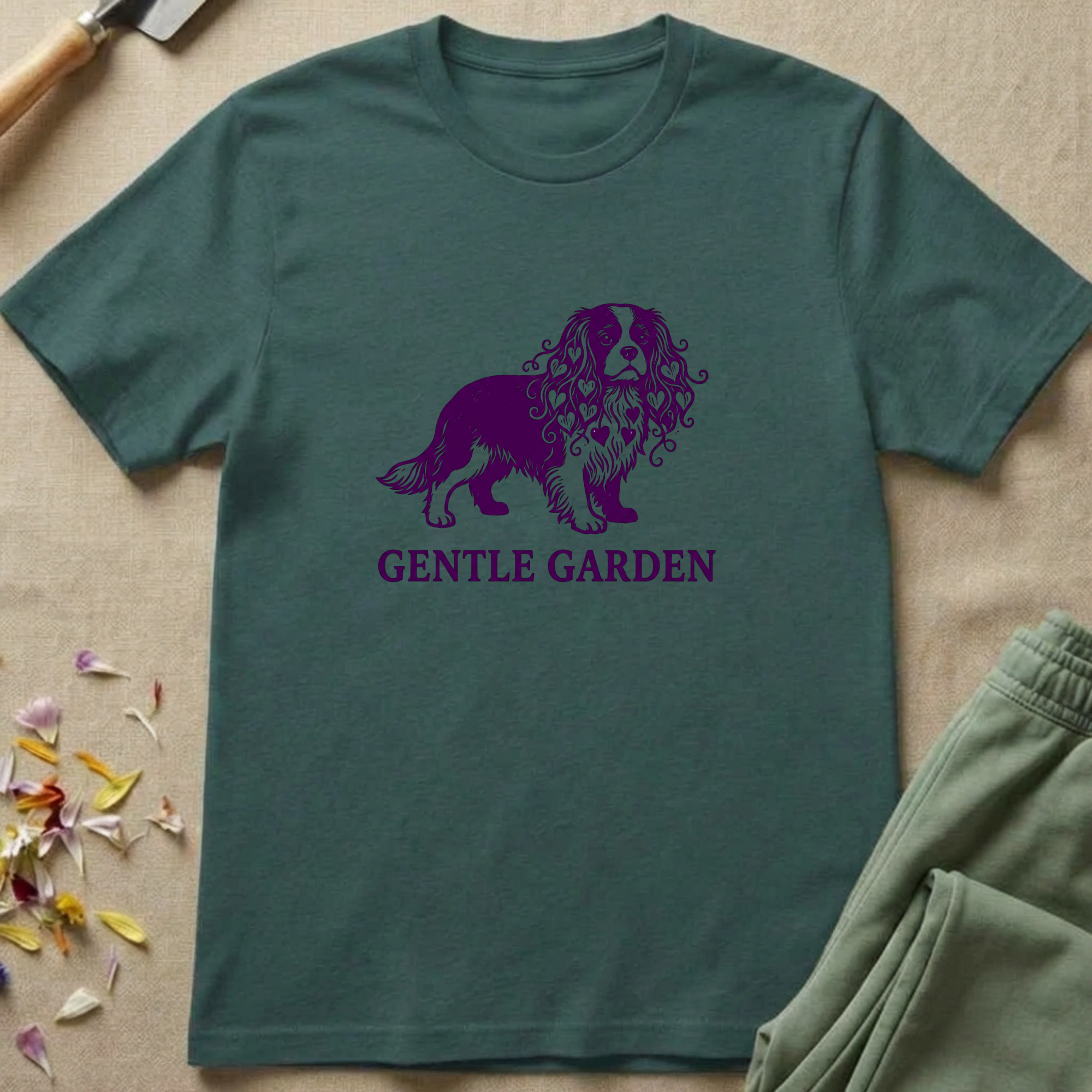 Xylographic Wilds Cavalier King Charles Spaniel T-Shirt