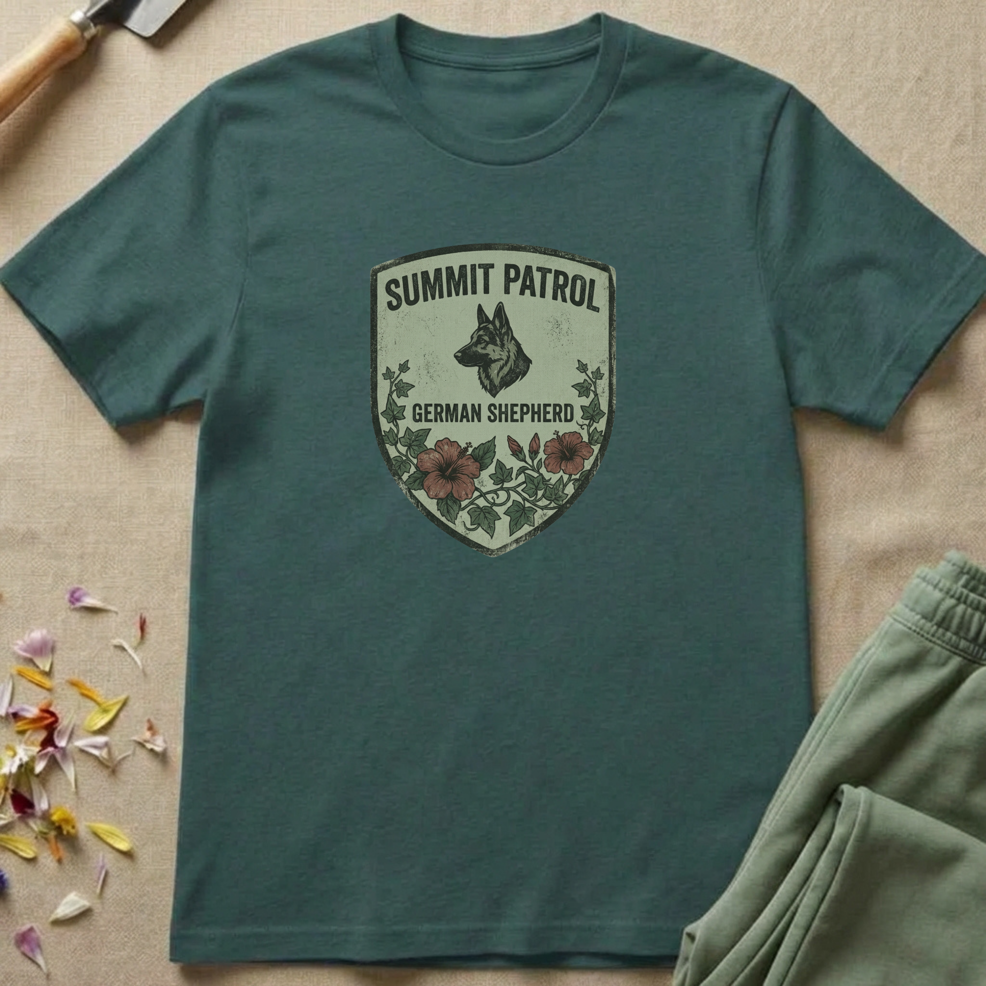 Wilderness Badge German Shepherd T-Shirt