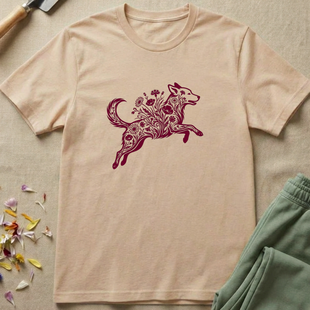 Wildflower Dog T-Shirt