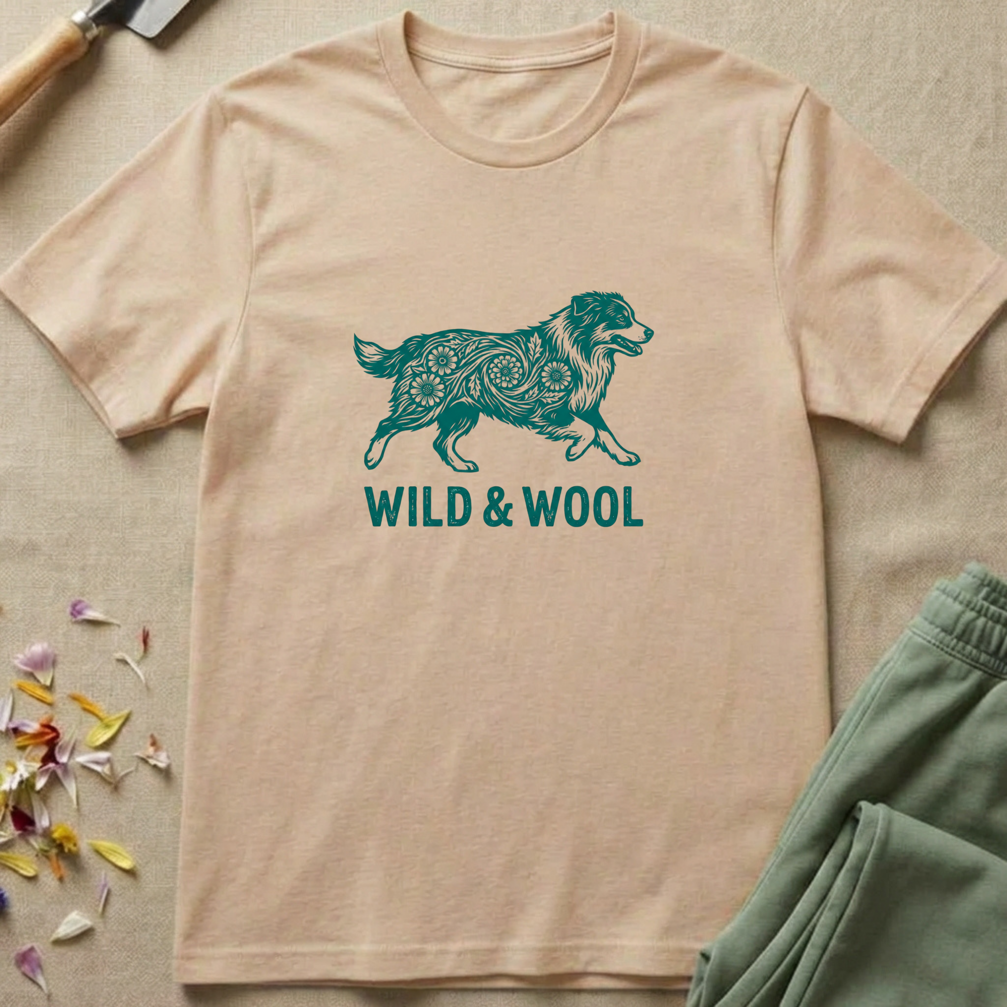 Xylographic Wilds Australian Shepherd T-Shirt