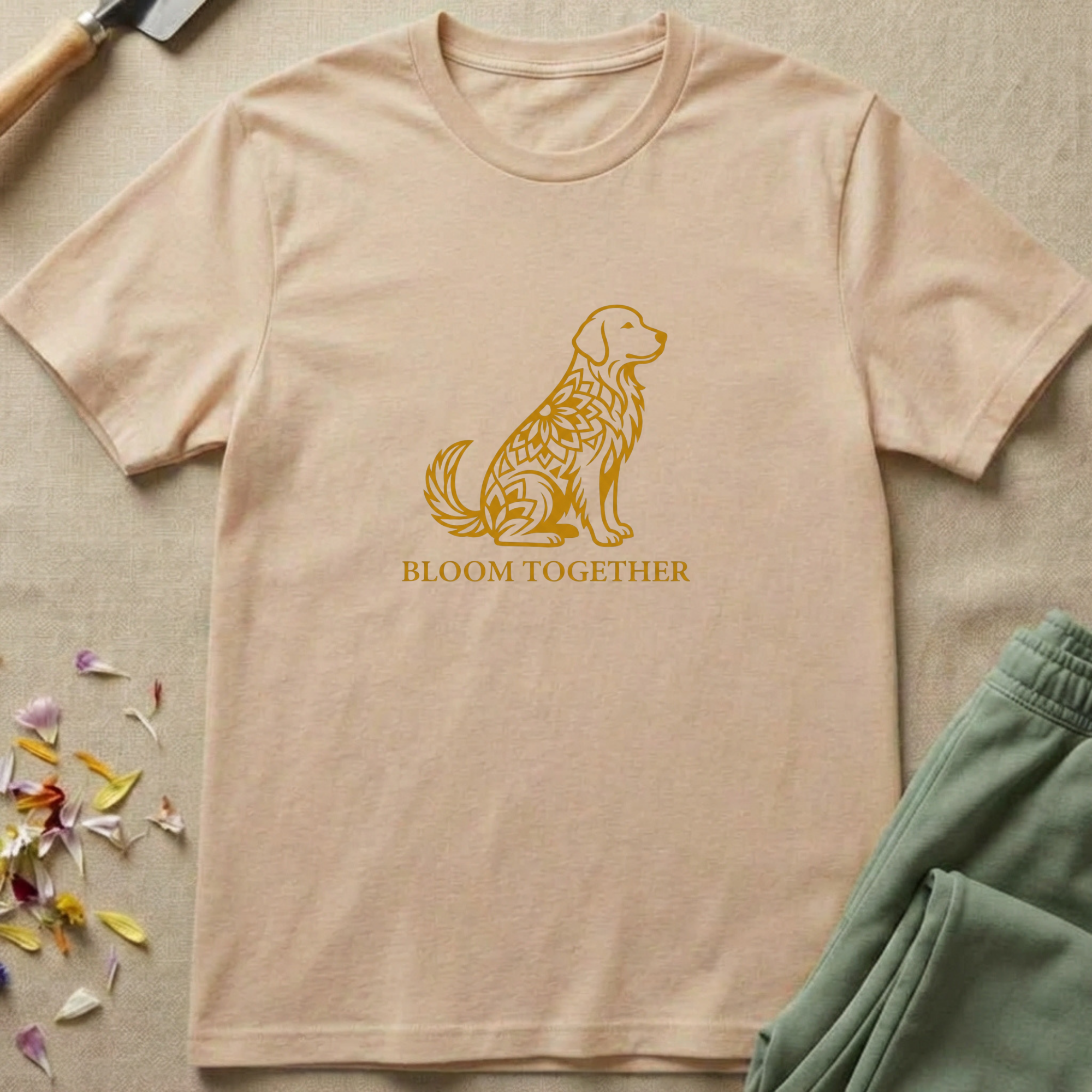 Rooted & Restored Golden Retriever T-Shirt