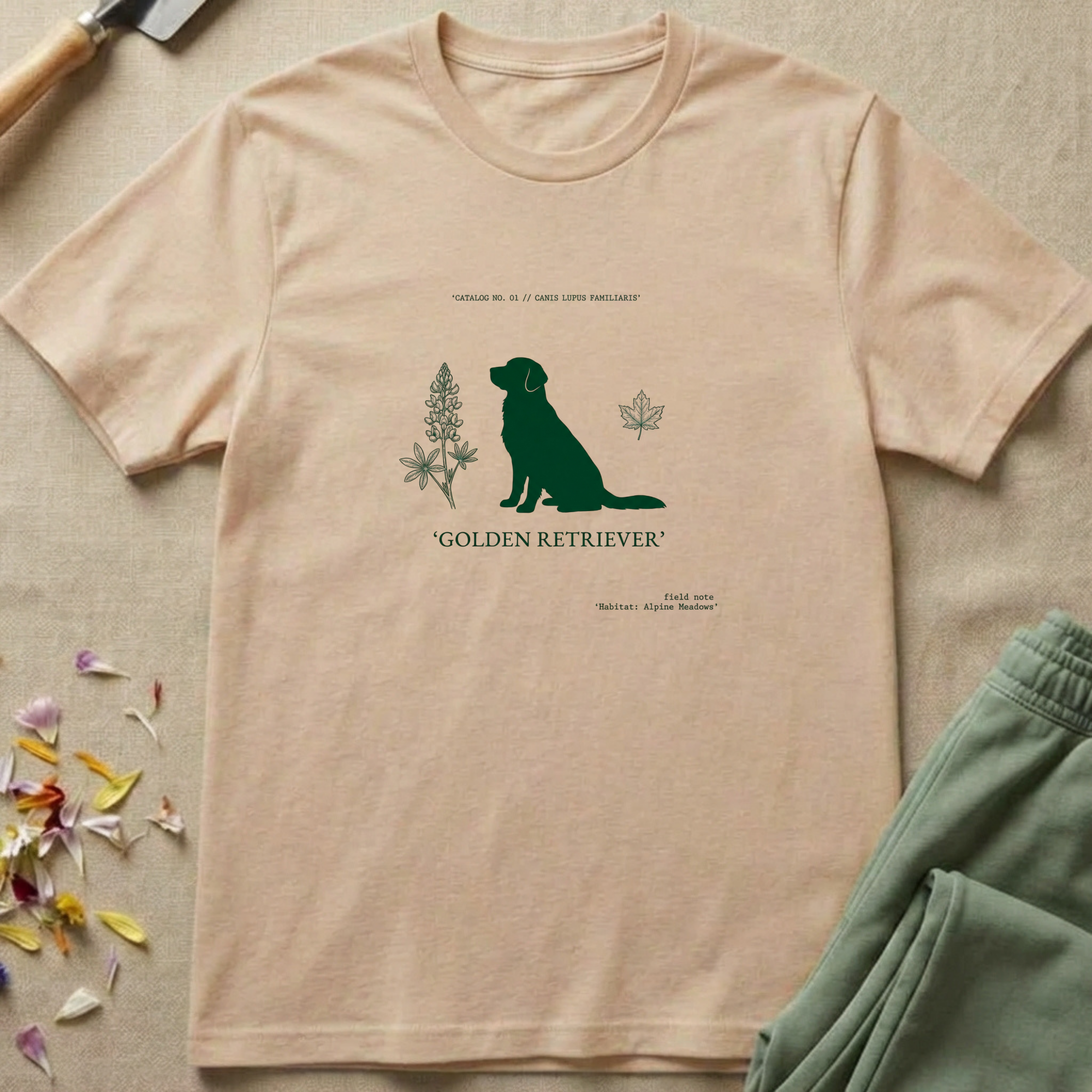 Archivist Golden Retriever T-Shirt