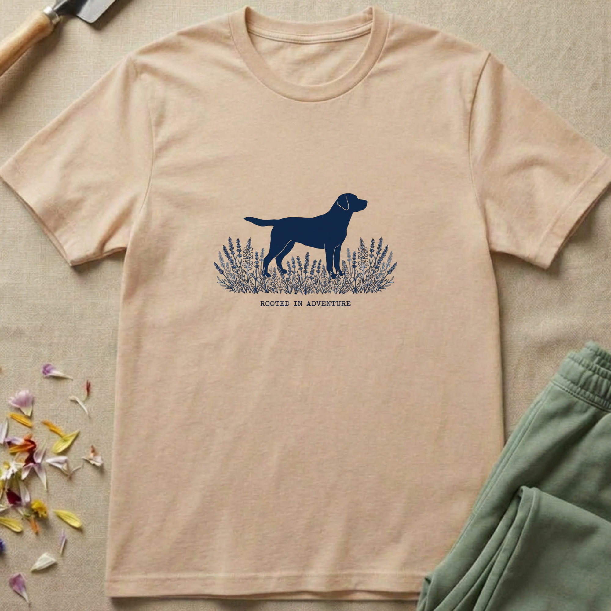 Botanical Homestead Labrador Retriever T-Shirt