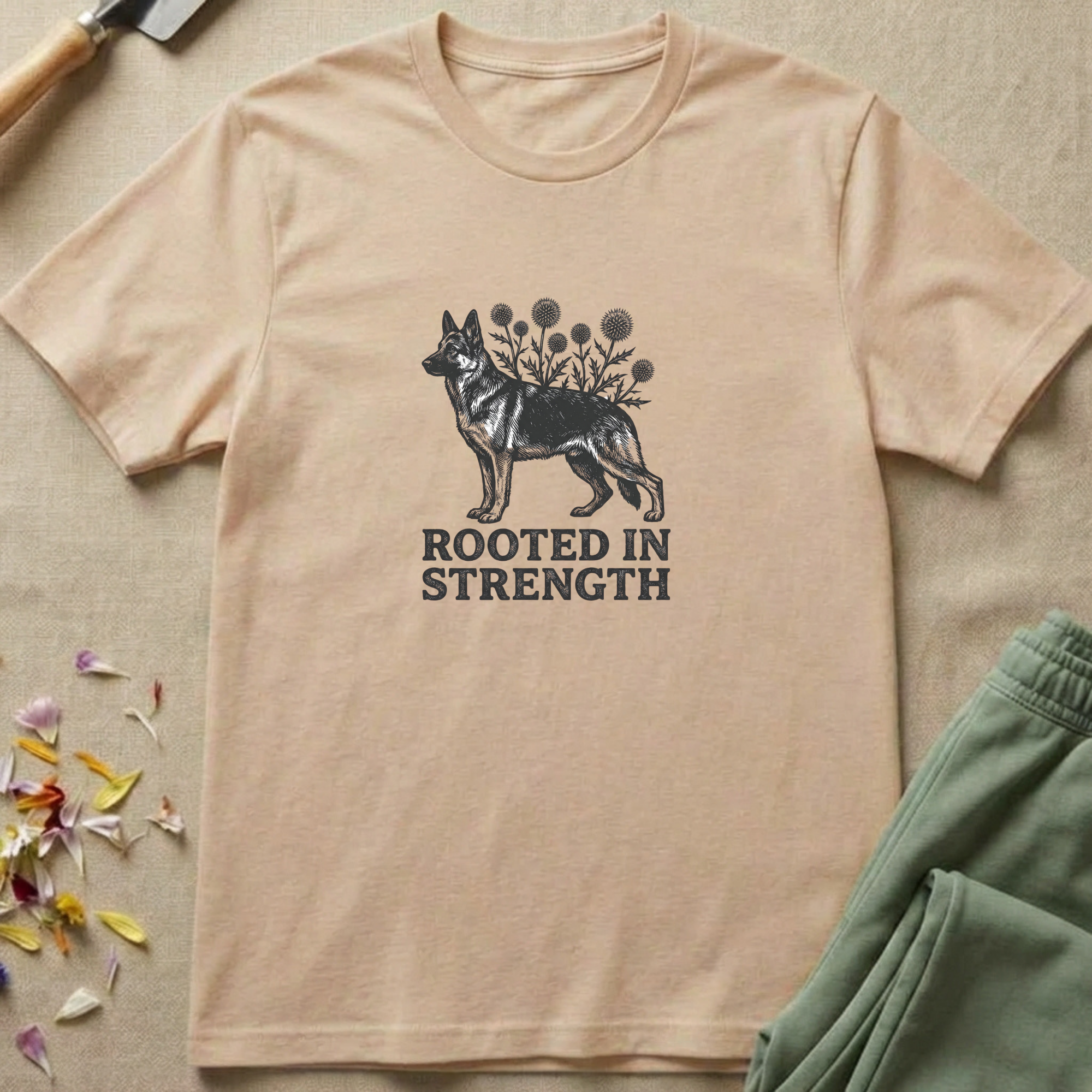Rooted & Restored German Shepherd T-Shirt