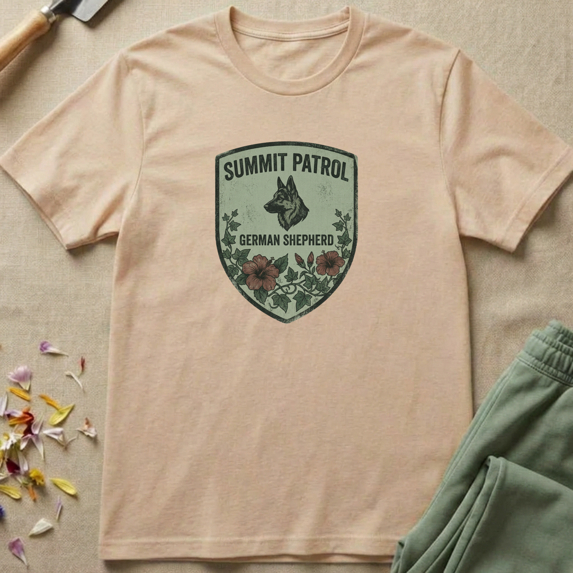 Wilderness Badge German Shepherd T-Shirt