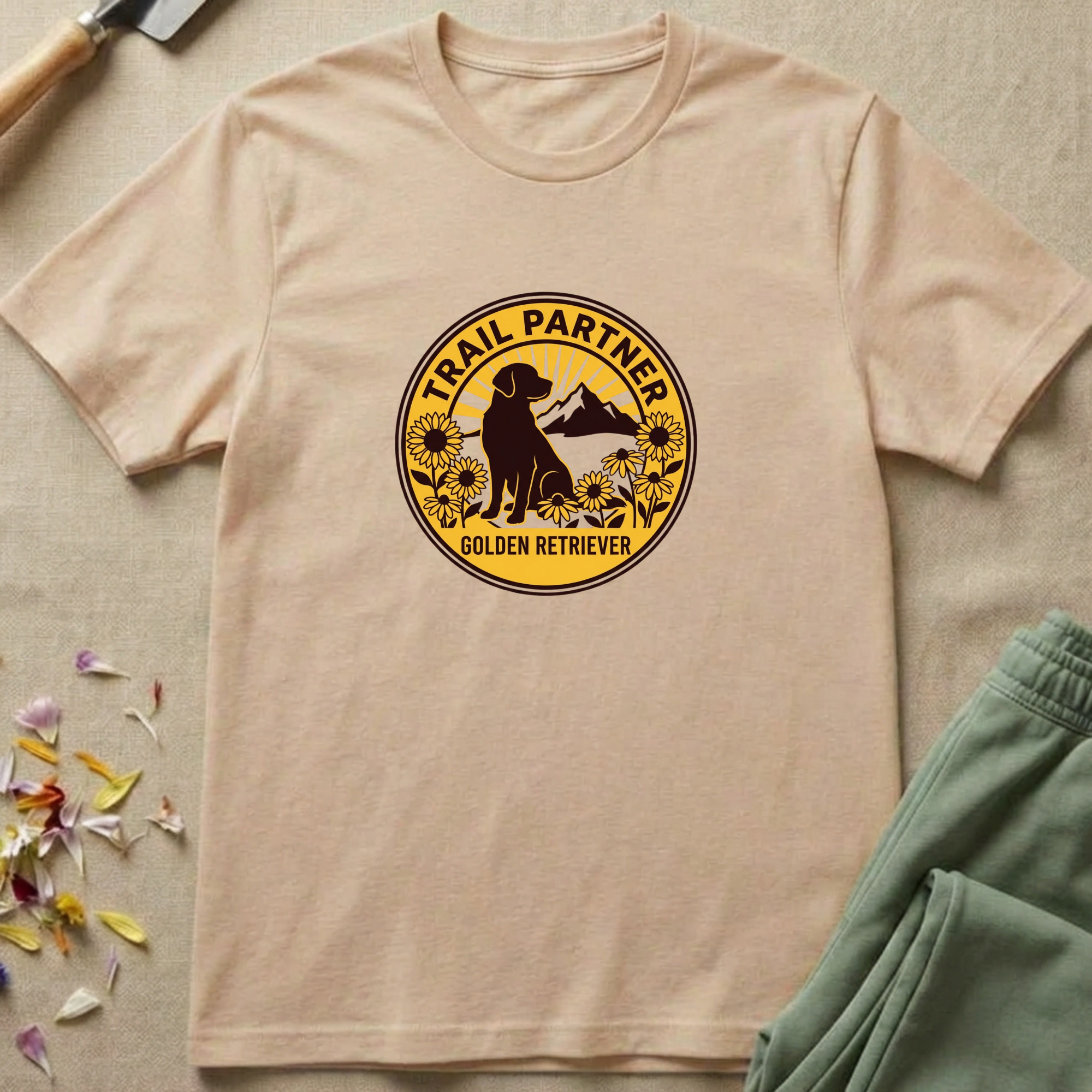 Wilderness Badge Golden Retriever T-Shirt