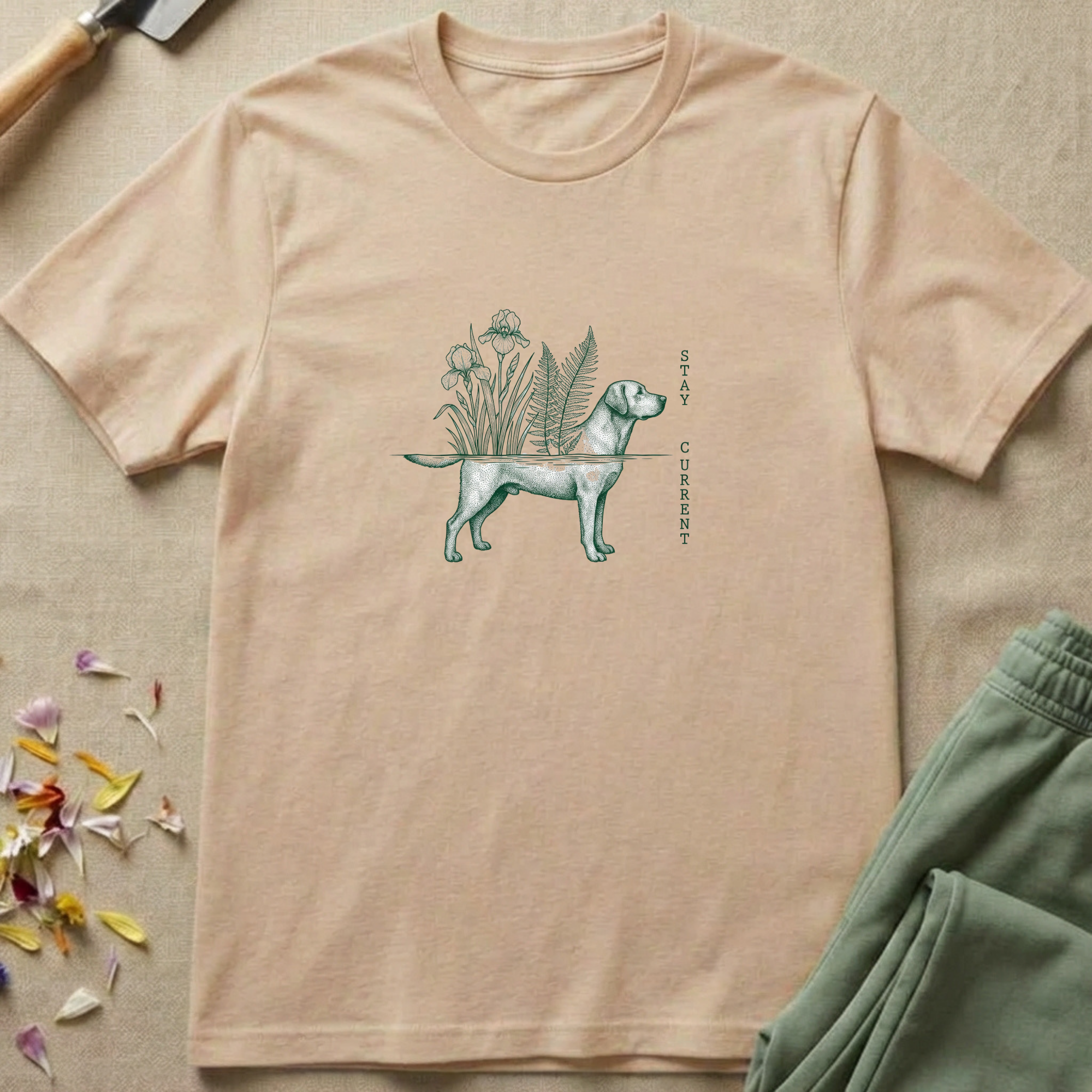 Heirloom Herbarium Labrador Retriever T-Shirt