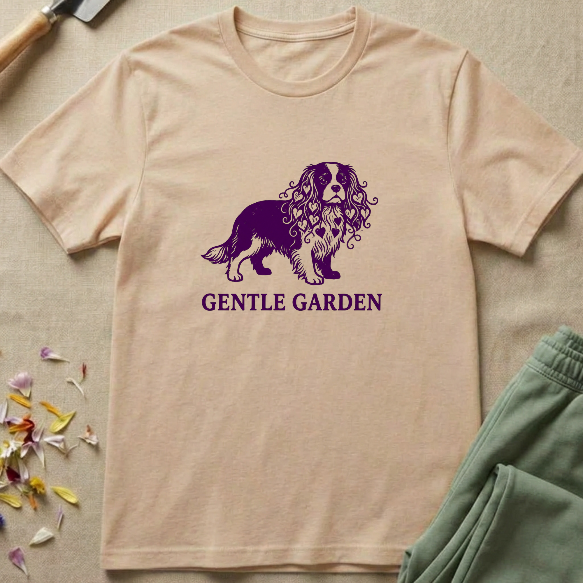 Xylographic Wilds Cavalier King Charles Spaniel T-Shirt