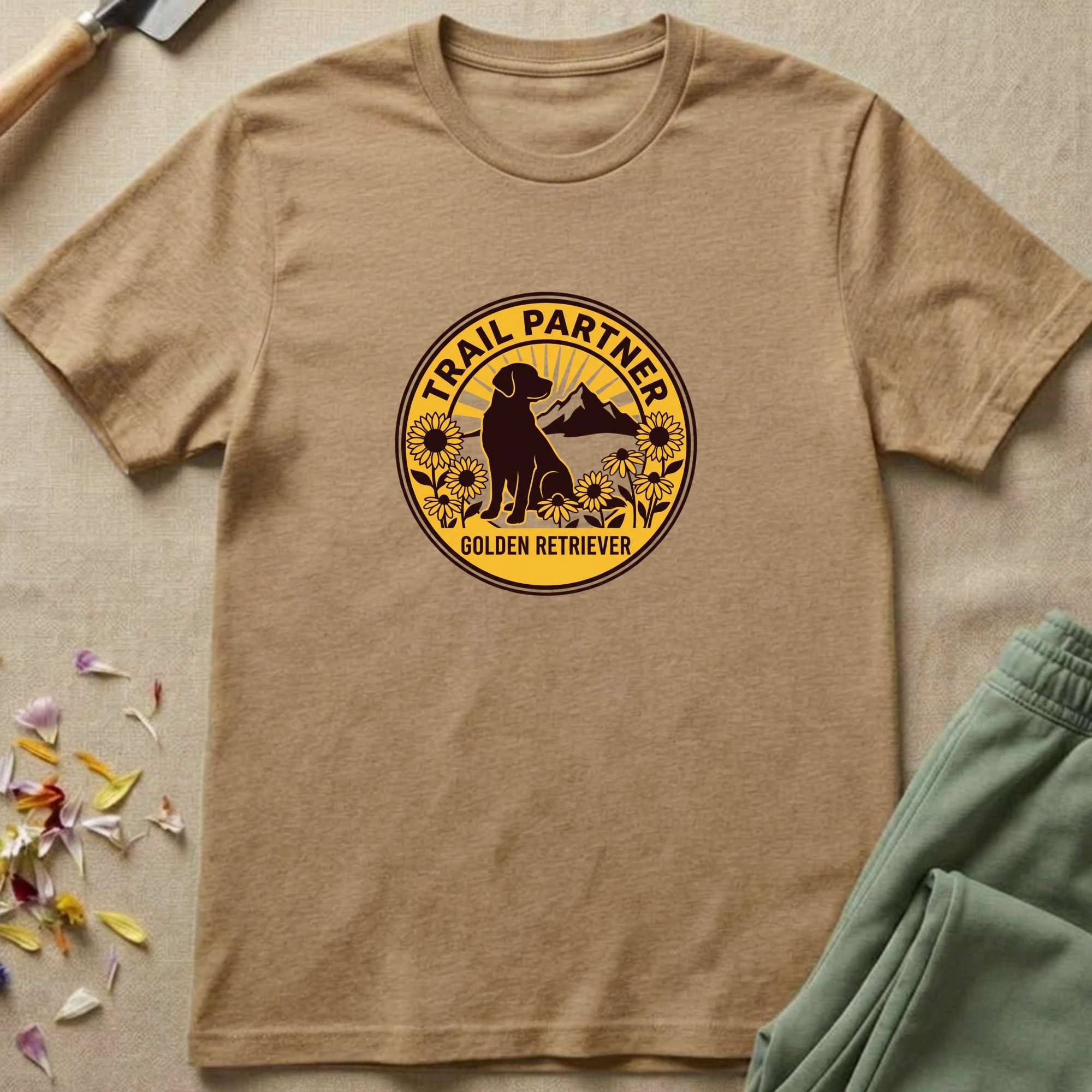 Wilderness Badge Golden Retriever T-Shirt