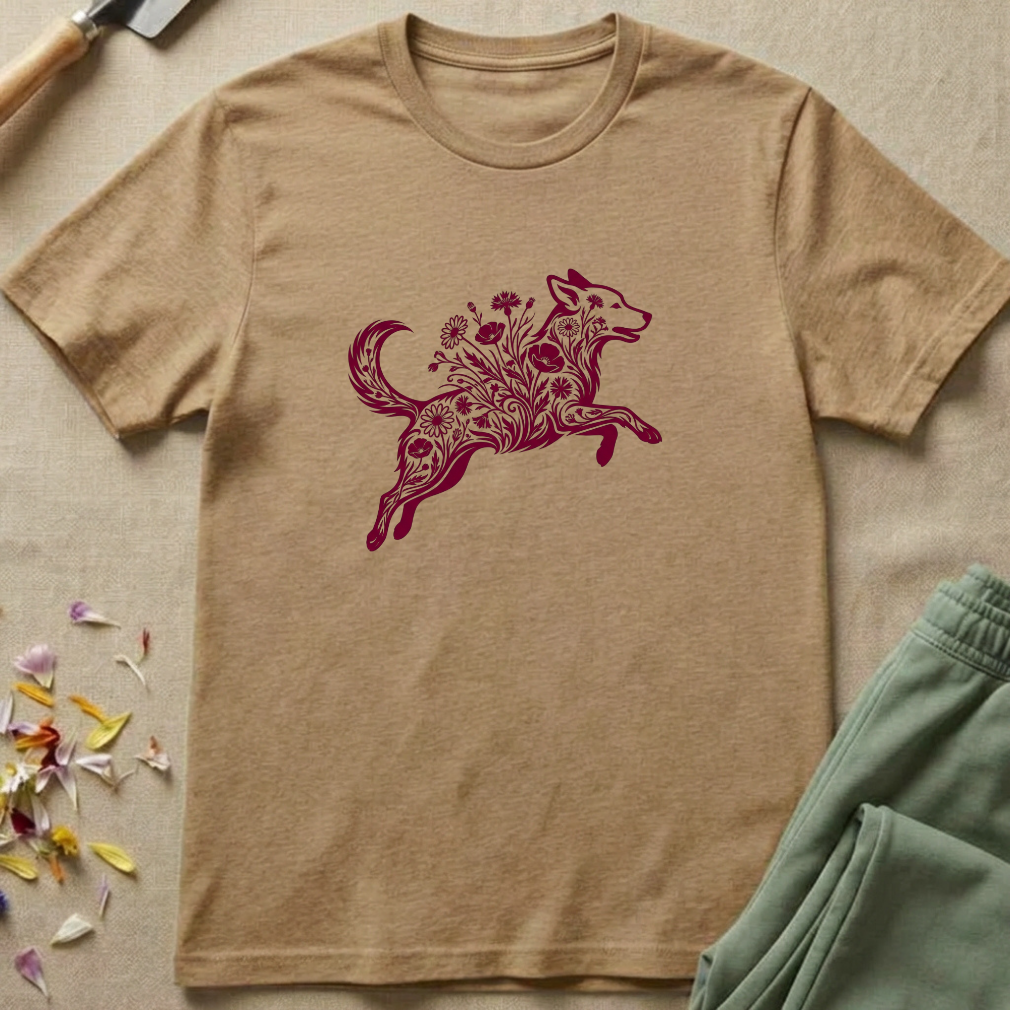 Wildflower Dog T-Shirt