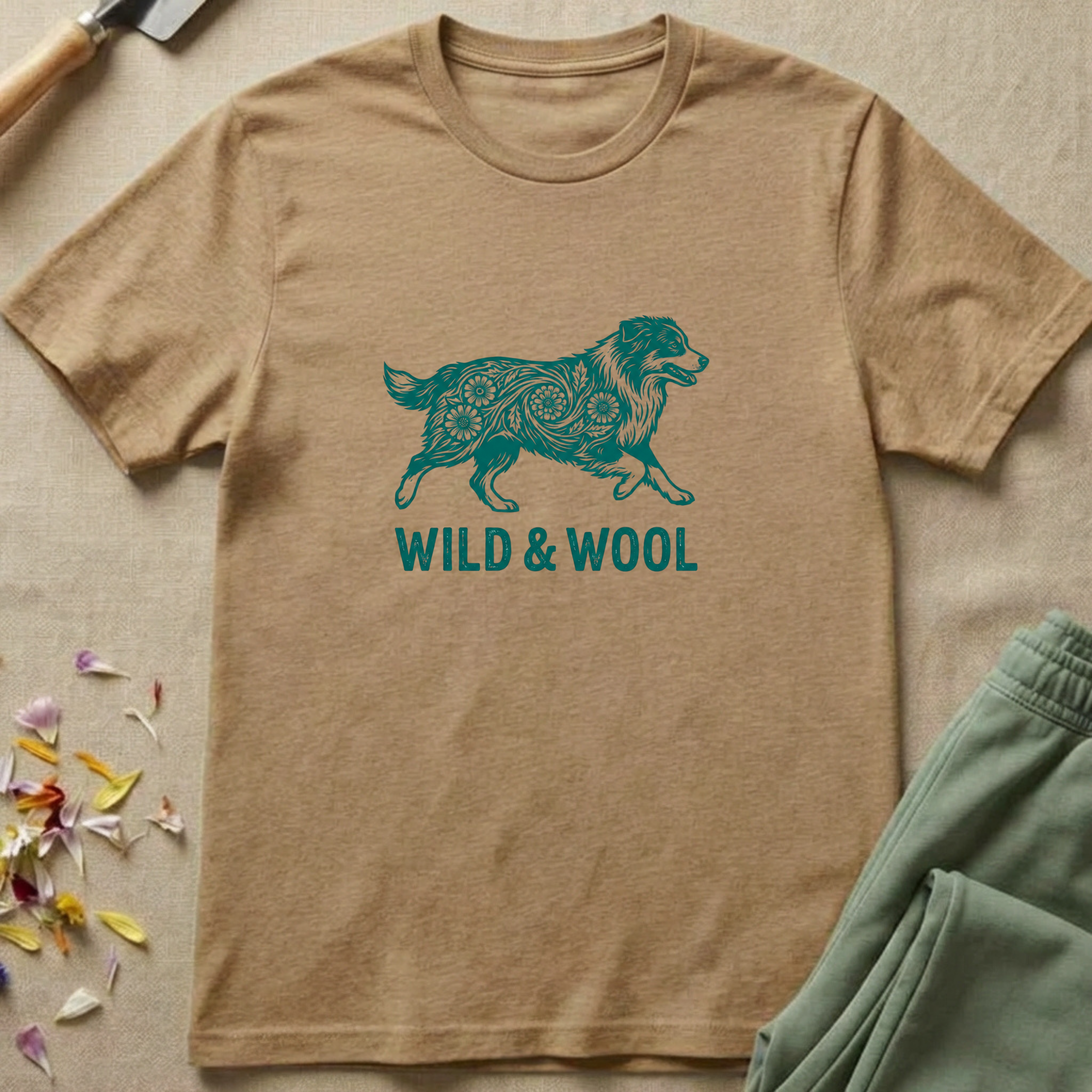 Xylographic Wilds Australian Shepherd T-Shirt