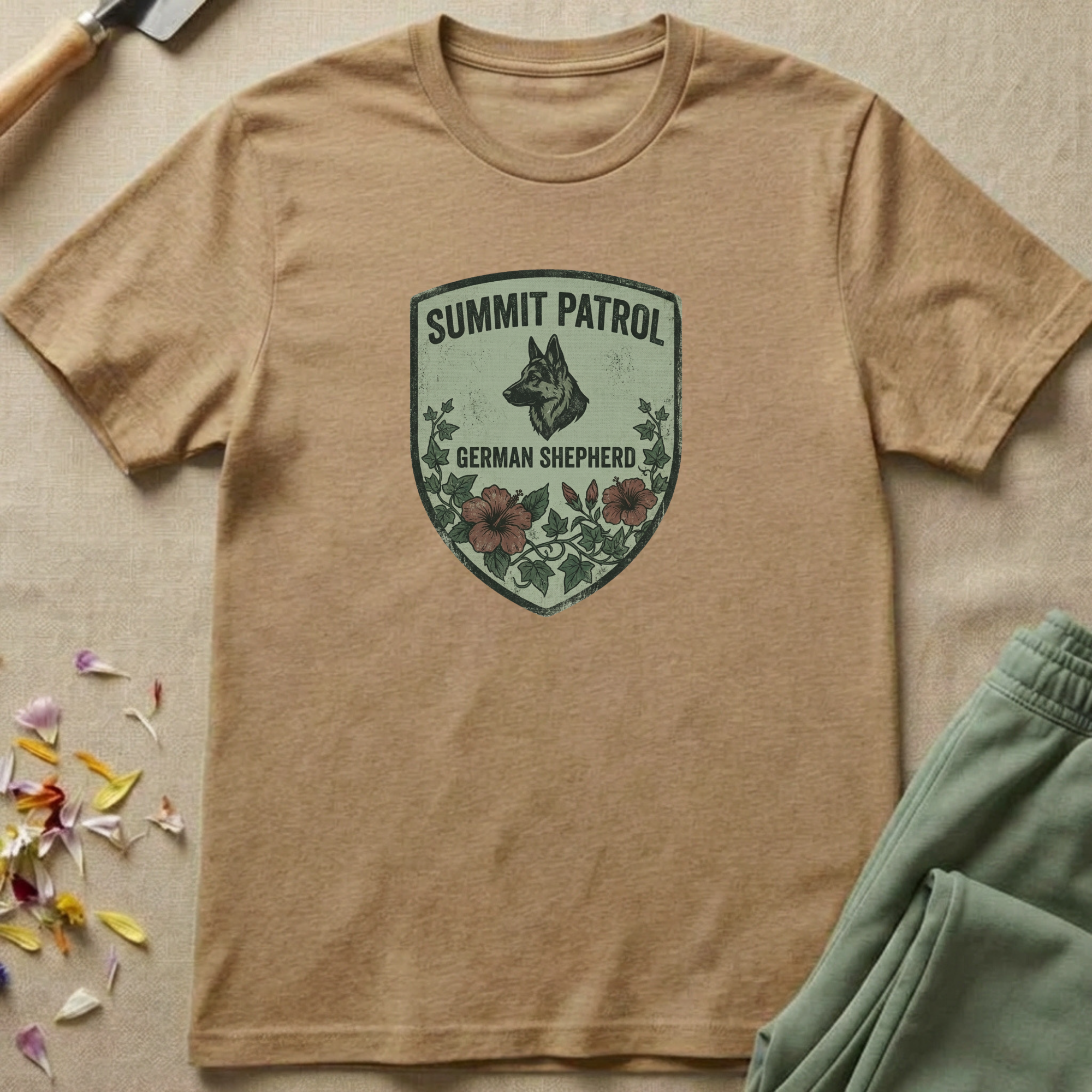 Wilderness Badge German Shepherd T-Shirt
