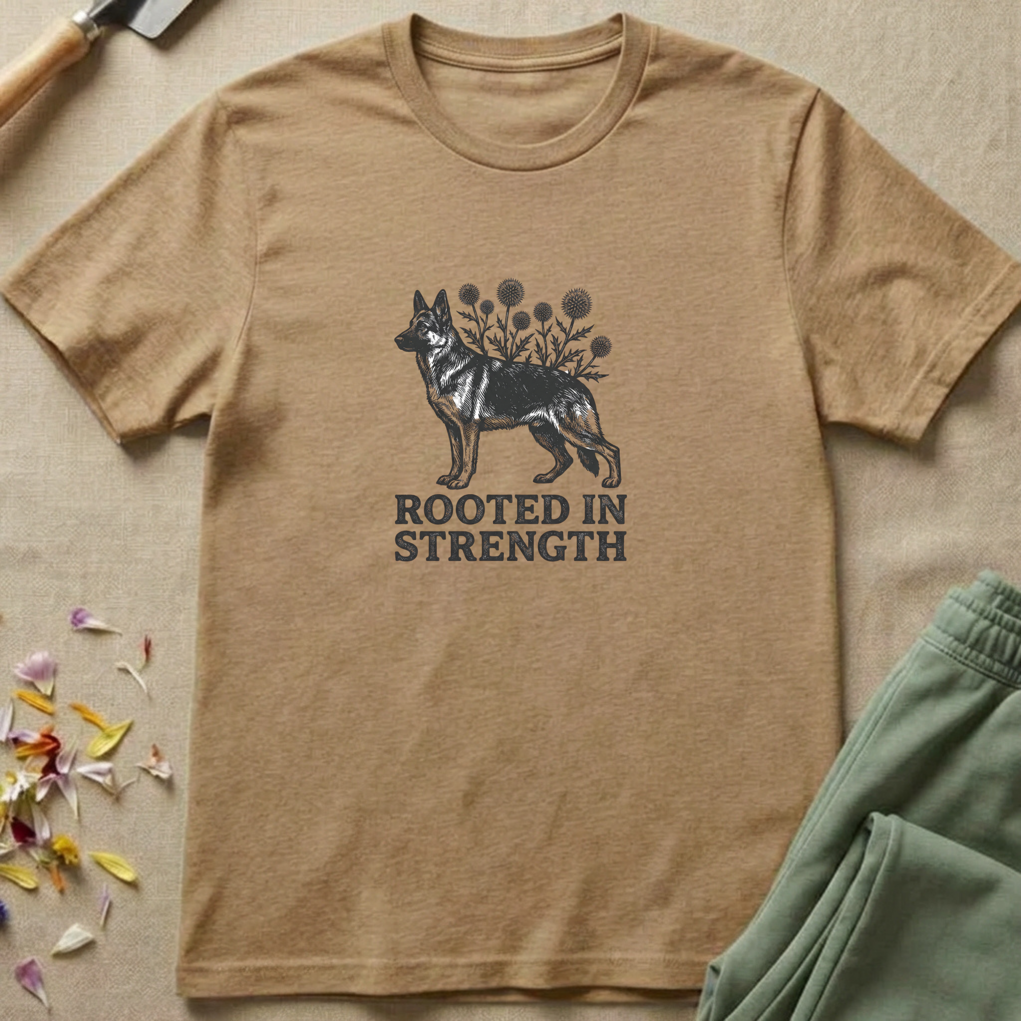 Rooted & Restored German Shepherd T-Shirt