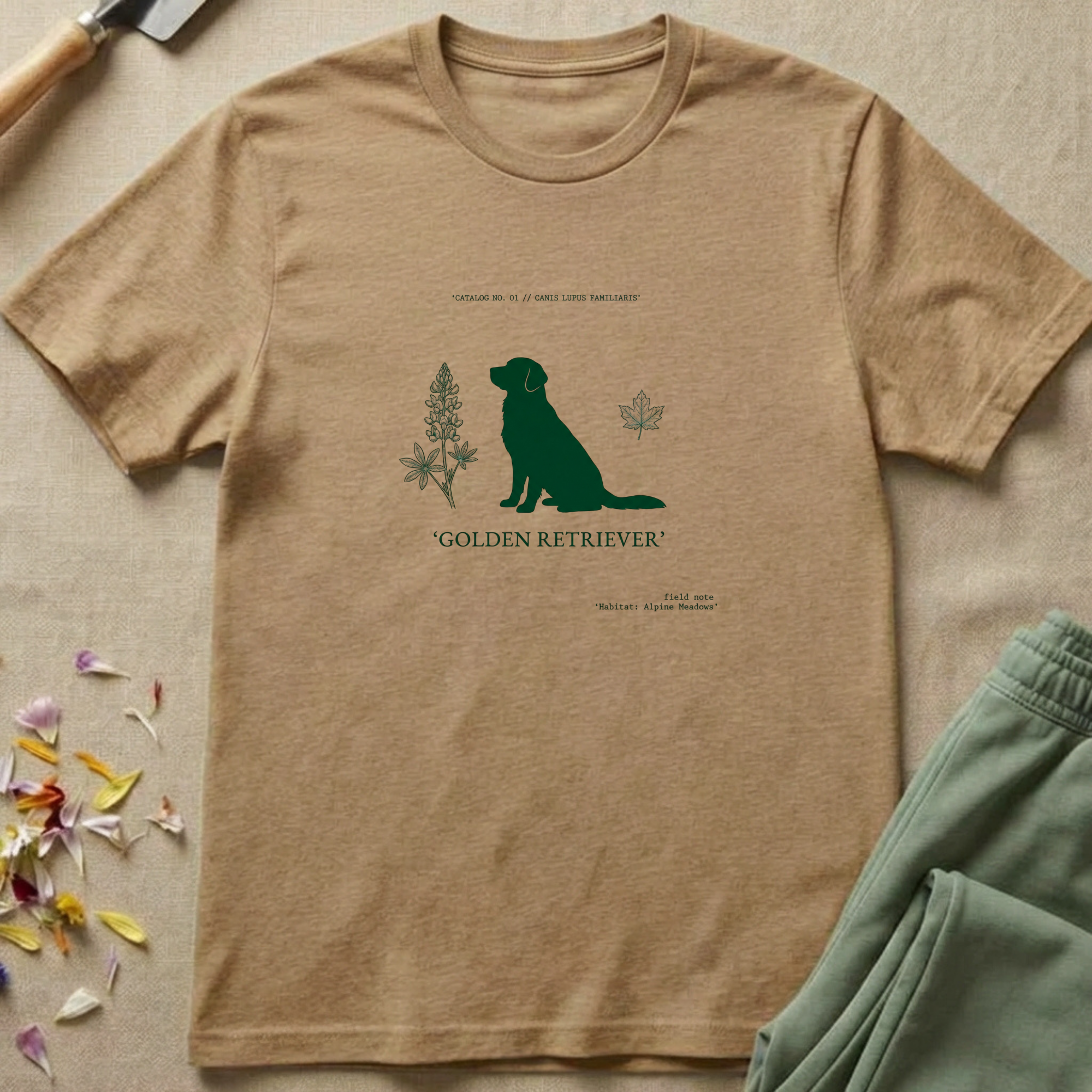Archivist Golden Retriever T-Shirt