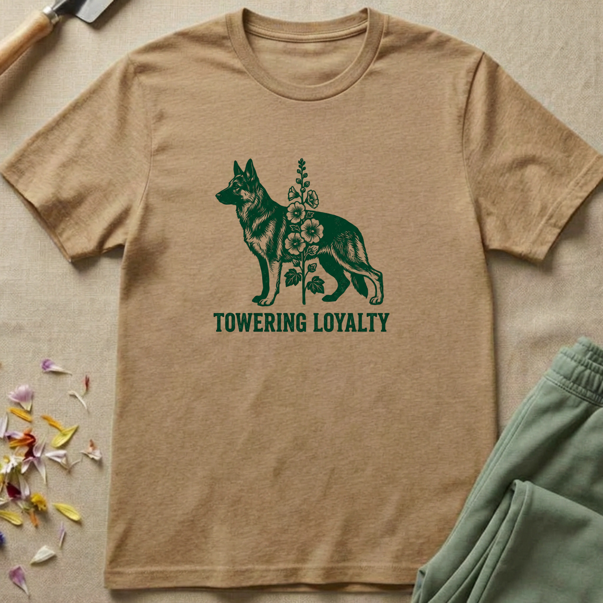 Xylographic Wilds German Shepherd T-Shirt