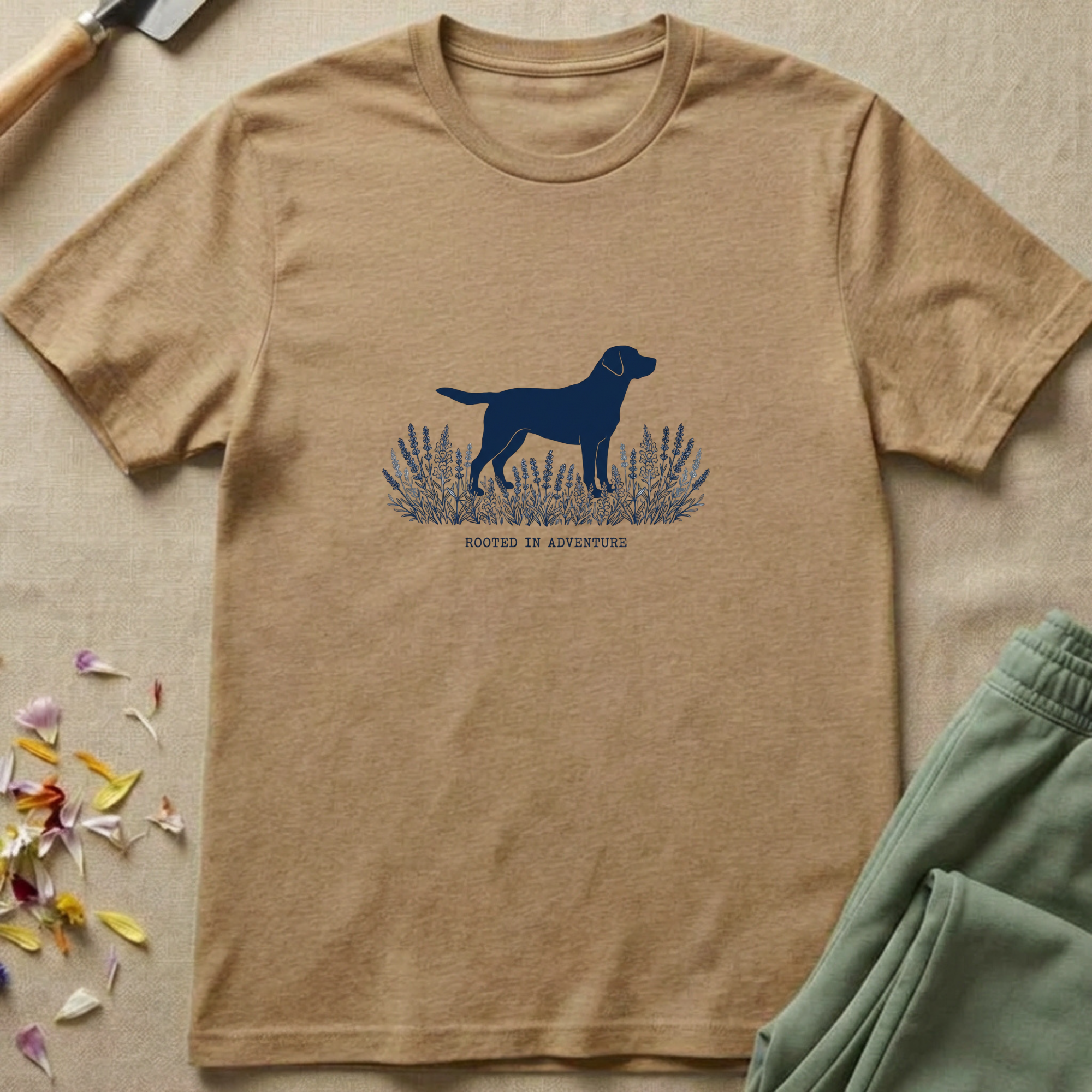 Botanical Homestead Labrador Retriever T-Shirt