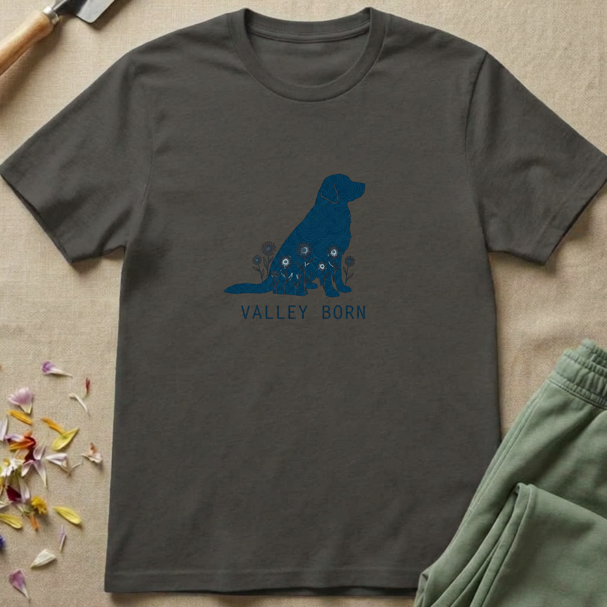 Field Map Golden Retriever T-Shirt