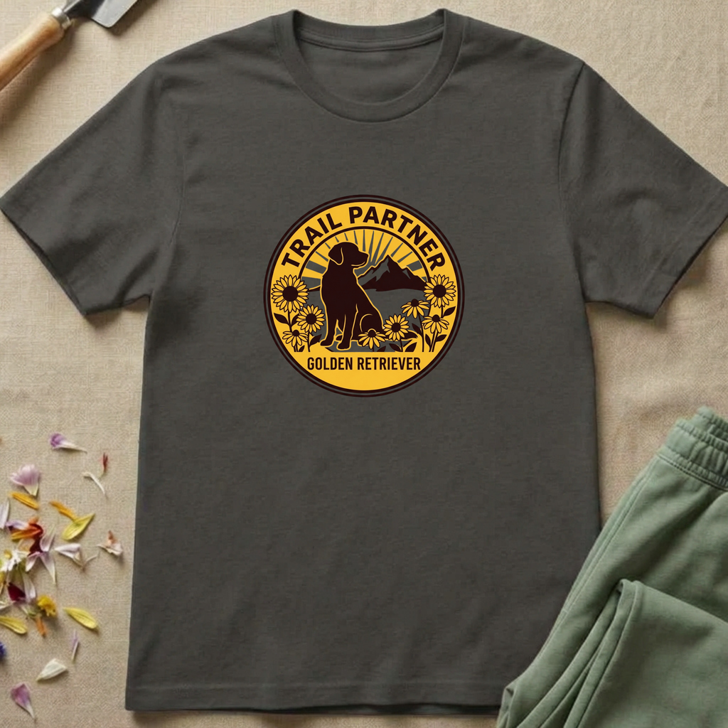 Wilderness Badge Golden Retriever T-Shirt