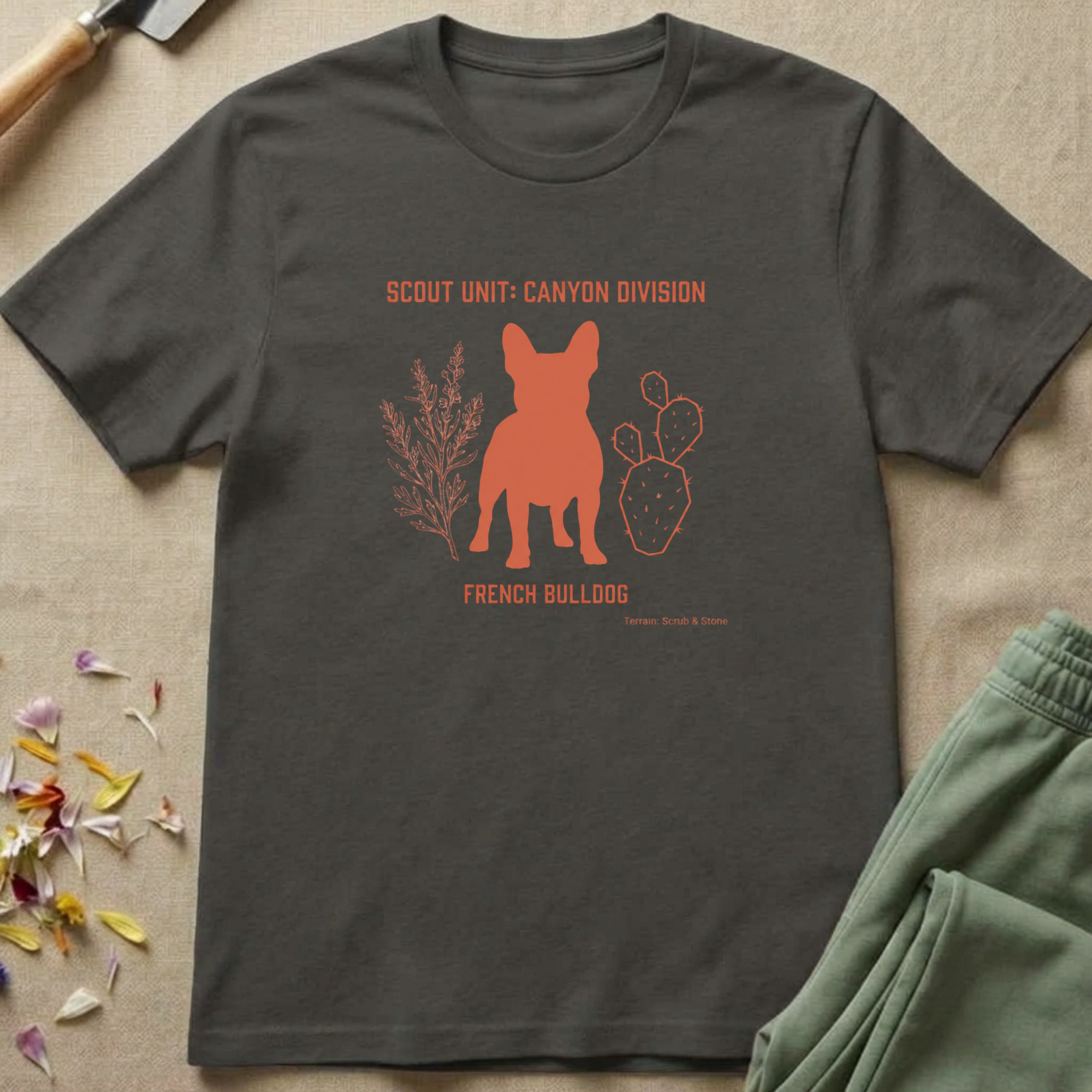 Archivist French Bulldog T-Shirt