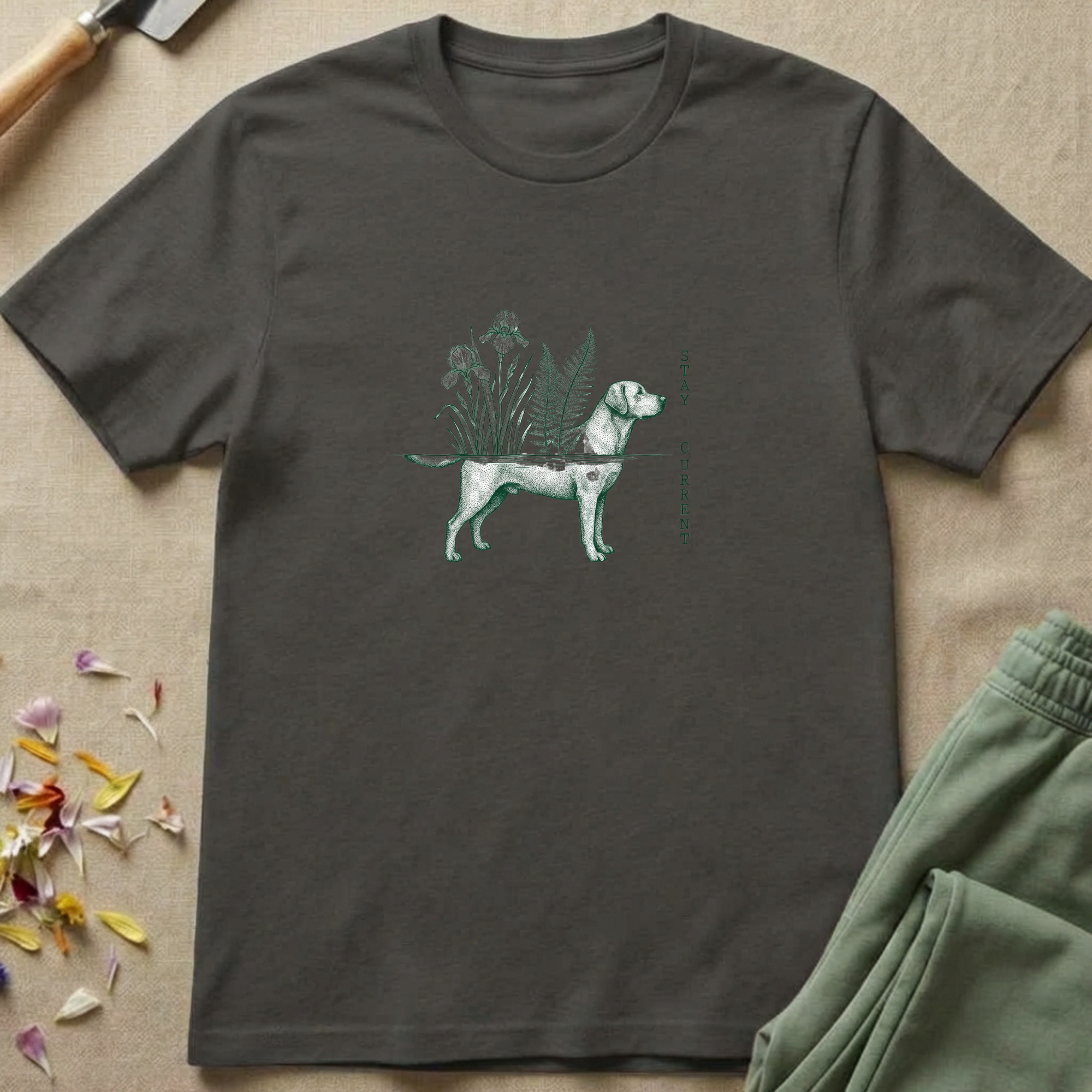 Heirloom Herbarium Labrador Retriever T-Shirt