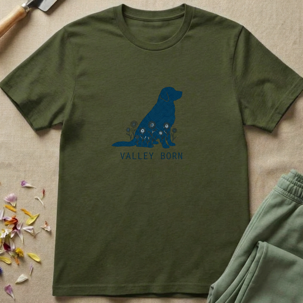Field Map Golden Retriever T-Shirt