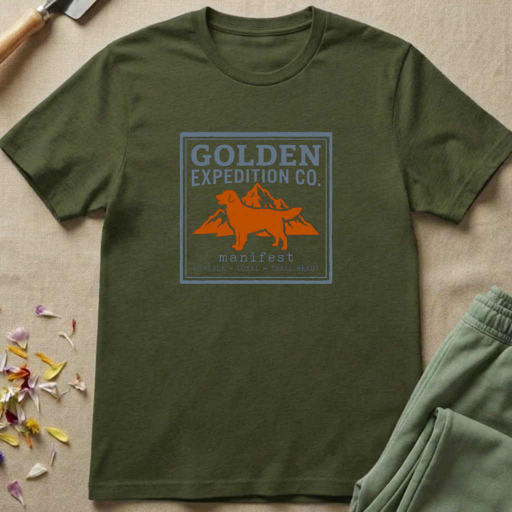Supply Label Golden Retriever T-Shirt