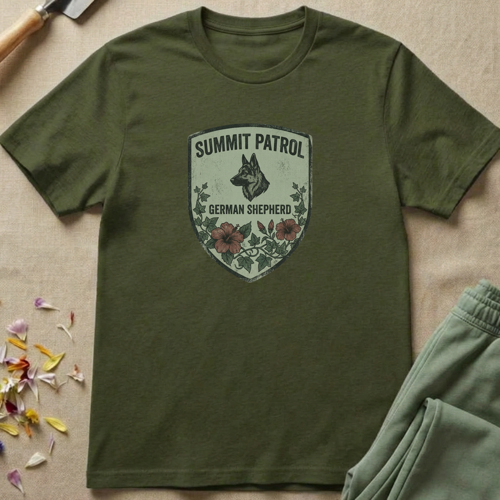 Wilderness Badge German Shepherd T-Shirt
