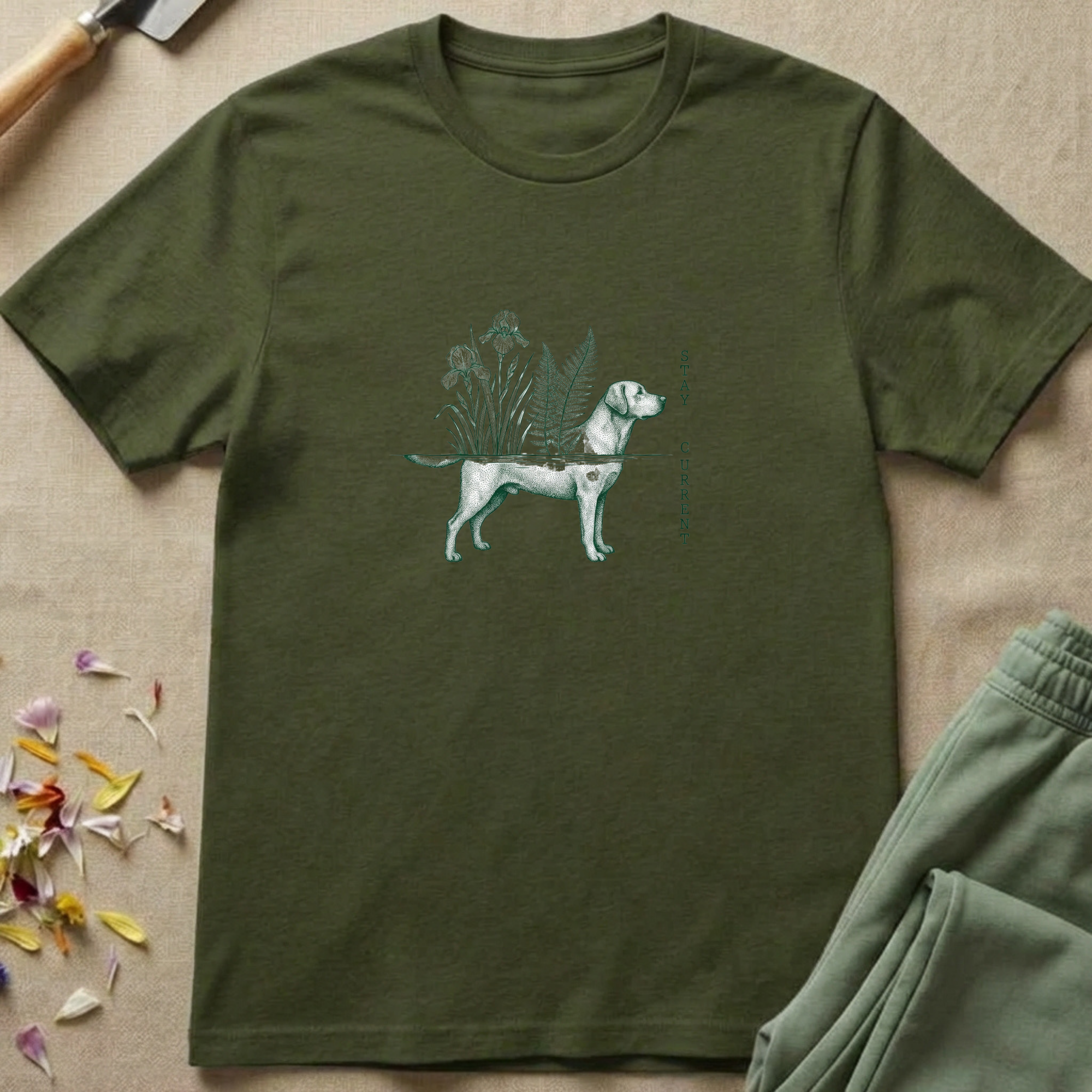 Heirloom Herbarium Labrador Retriever T-Shirt