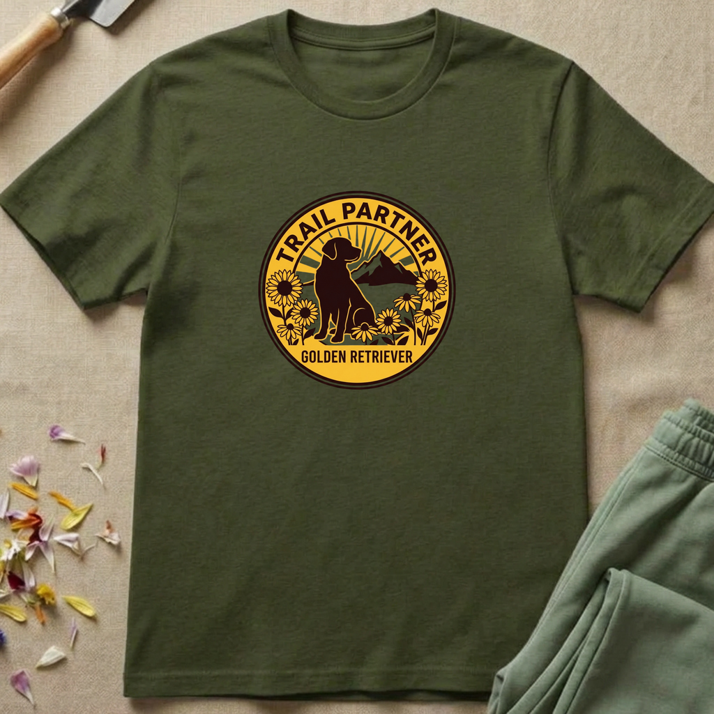 Wilderness Badge Golden Retriever T-Shirt
