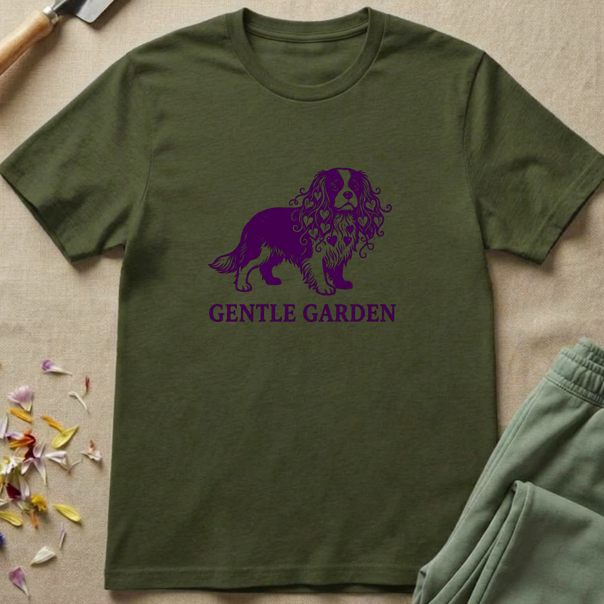 Xylographic Wilds Cavalier King Charles Spaniel T-Shirt