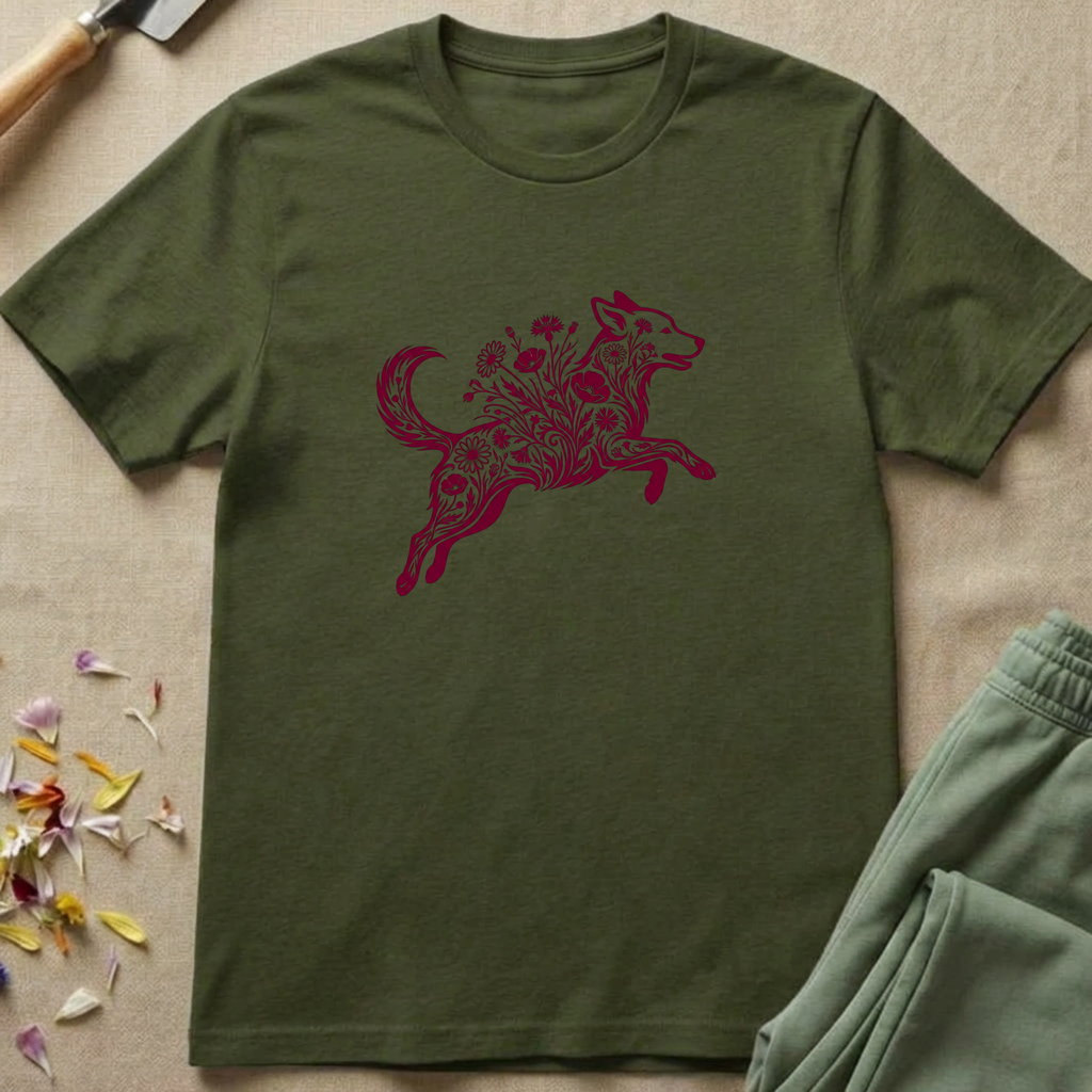 Wildflower Dog T-Shirt