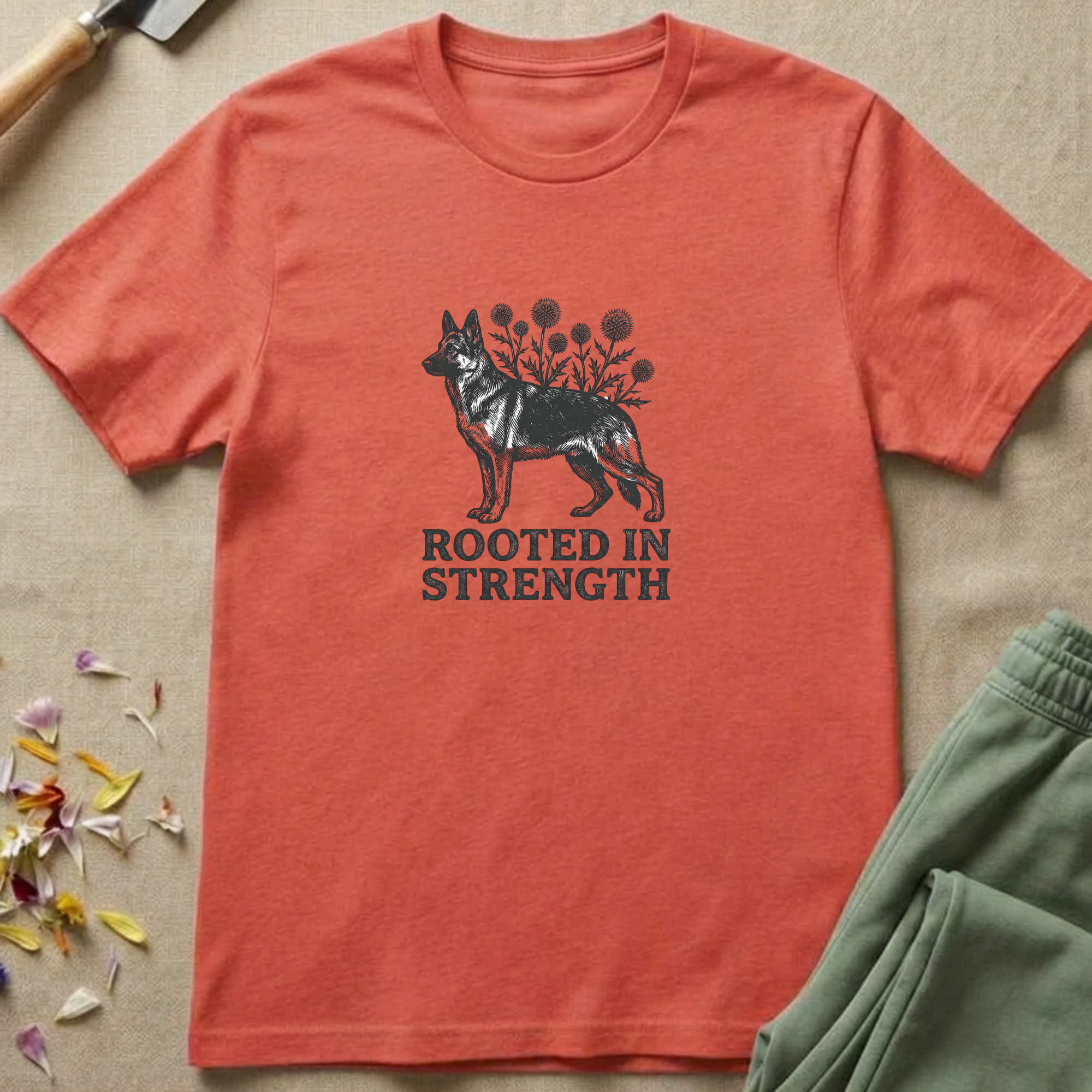 Rooted & Restored German Shepherd T-Shirt