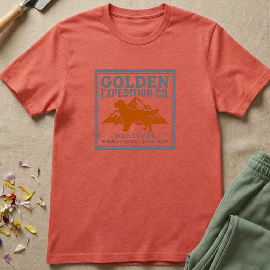 Supply Label Golden Retriever T-Shirt
