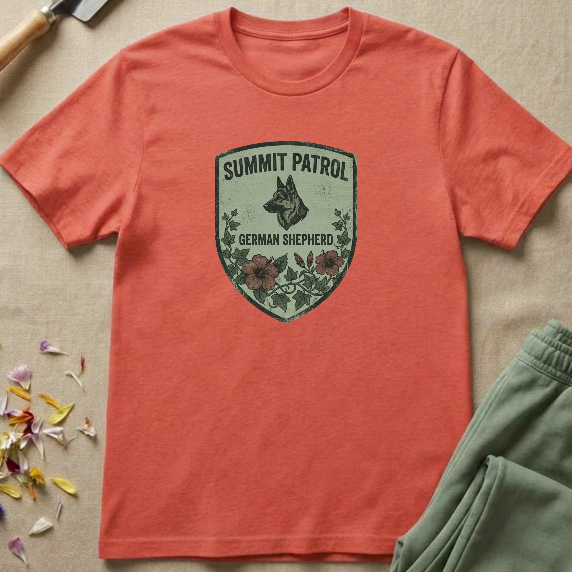 Wilderness Badge German Shepherd T-Shirt