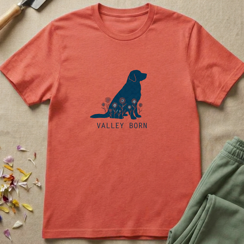 Field Map Golden Retriever T-Shirt