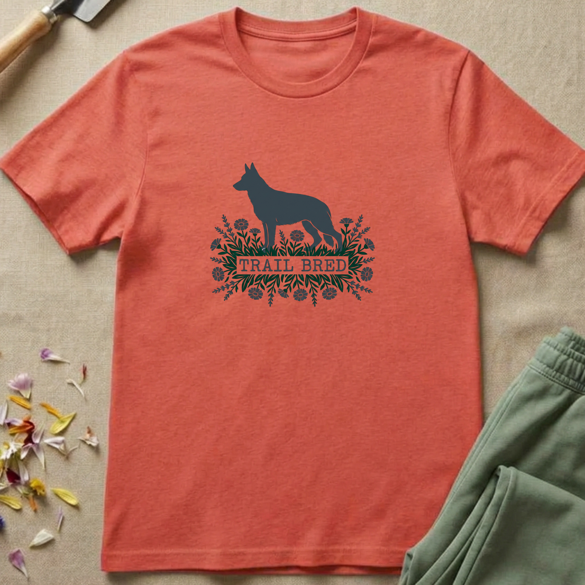 Botanical Homestead German Shepherd T-Shirt