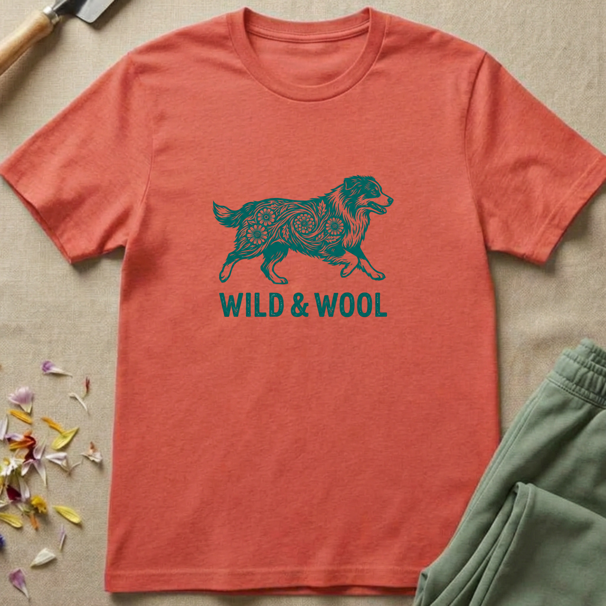 Xylographic Wilds Australian Shepherd T-Shirt