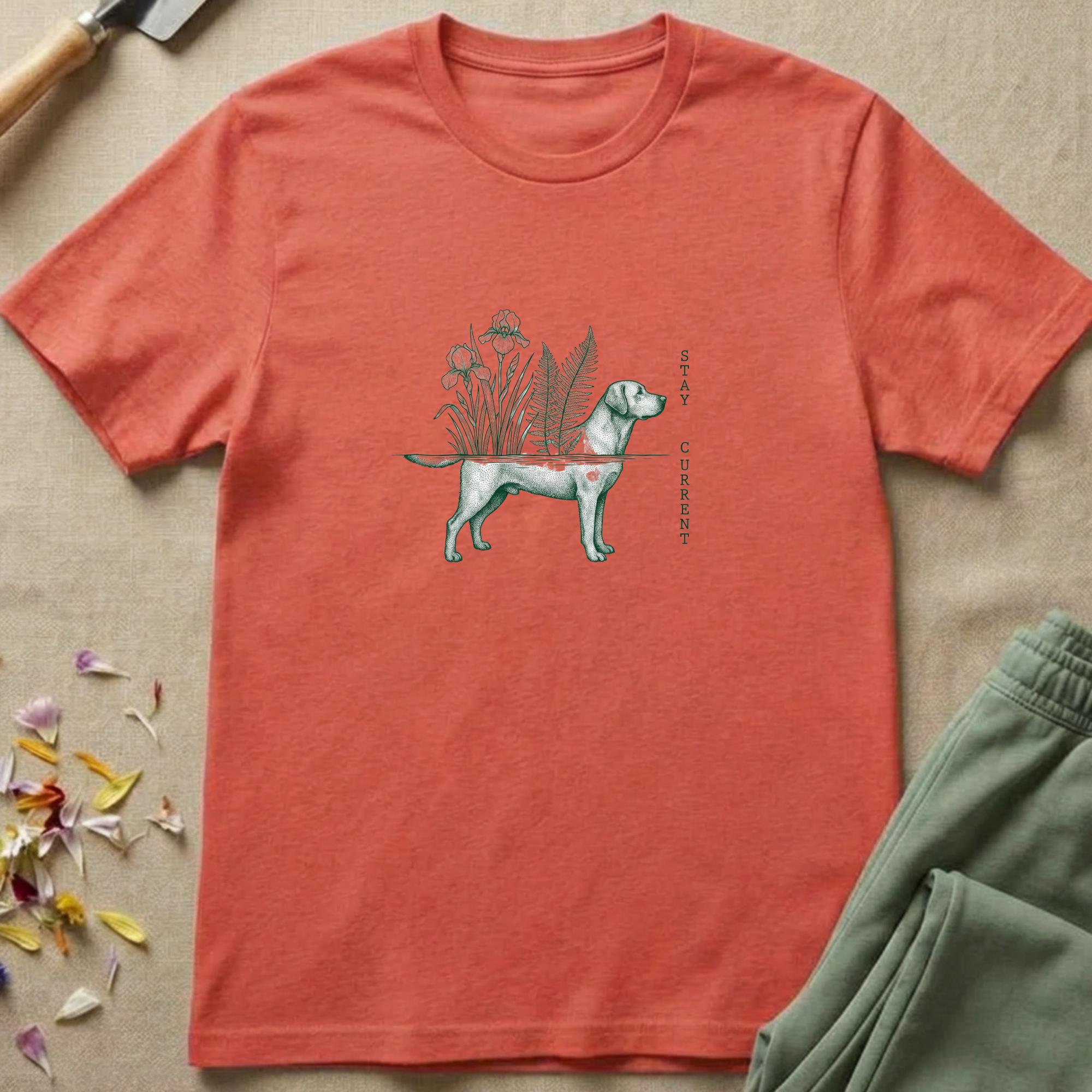 Heirloom Herbarium Labrador Retriever T-Shirt